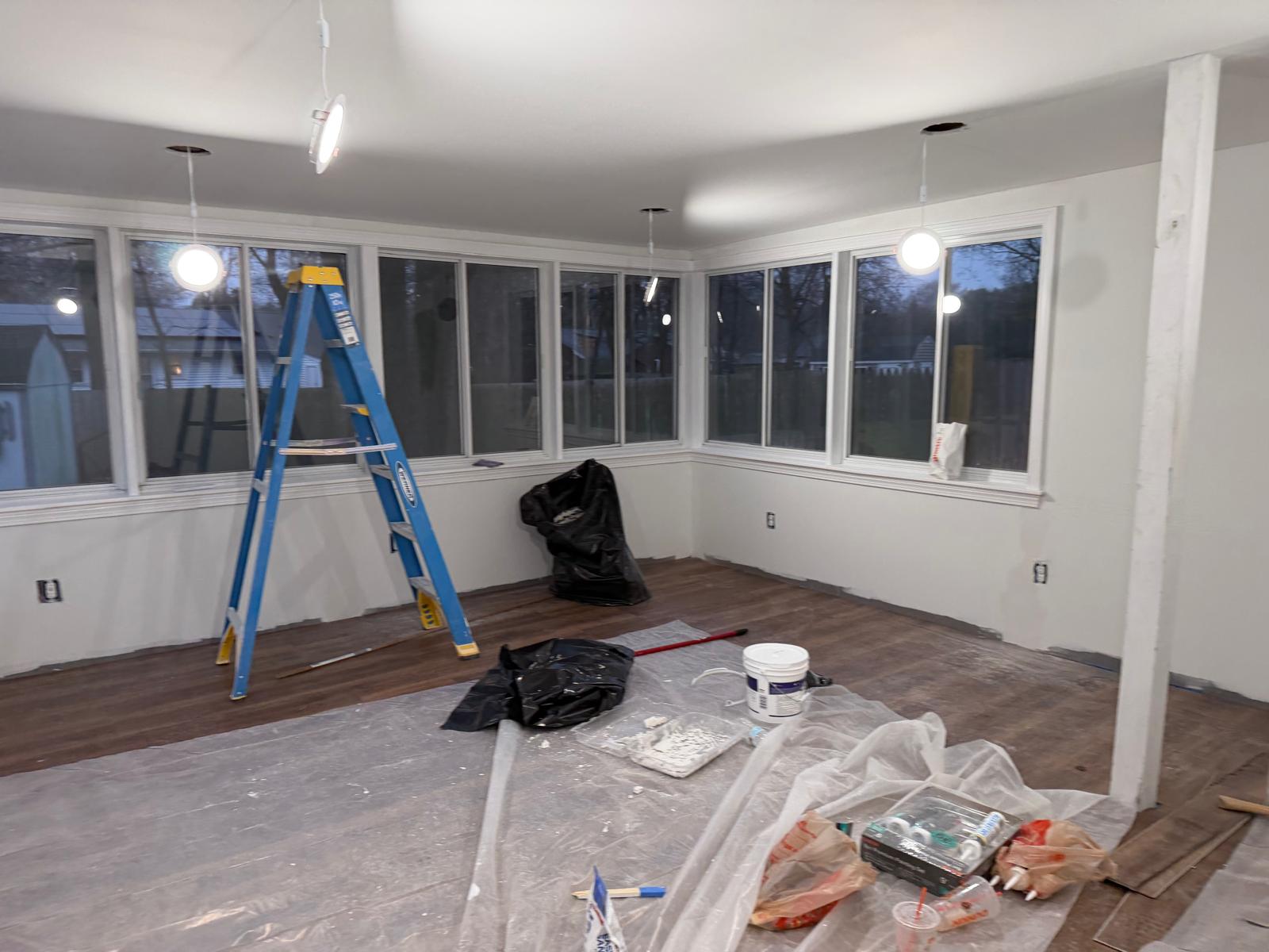 Photo 1 — Before / Work in Progress — Main Interior View