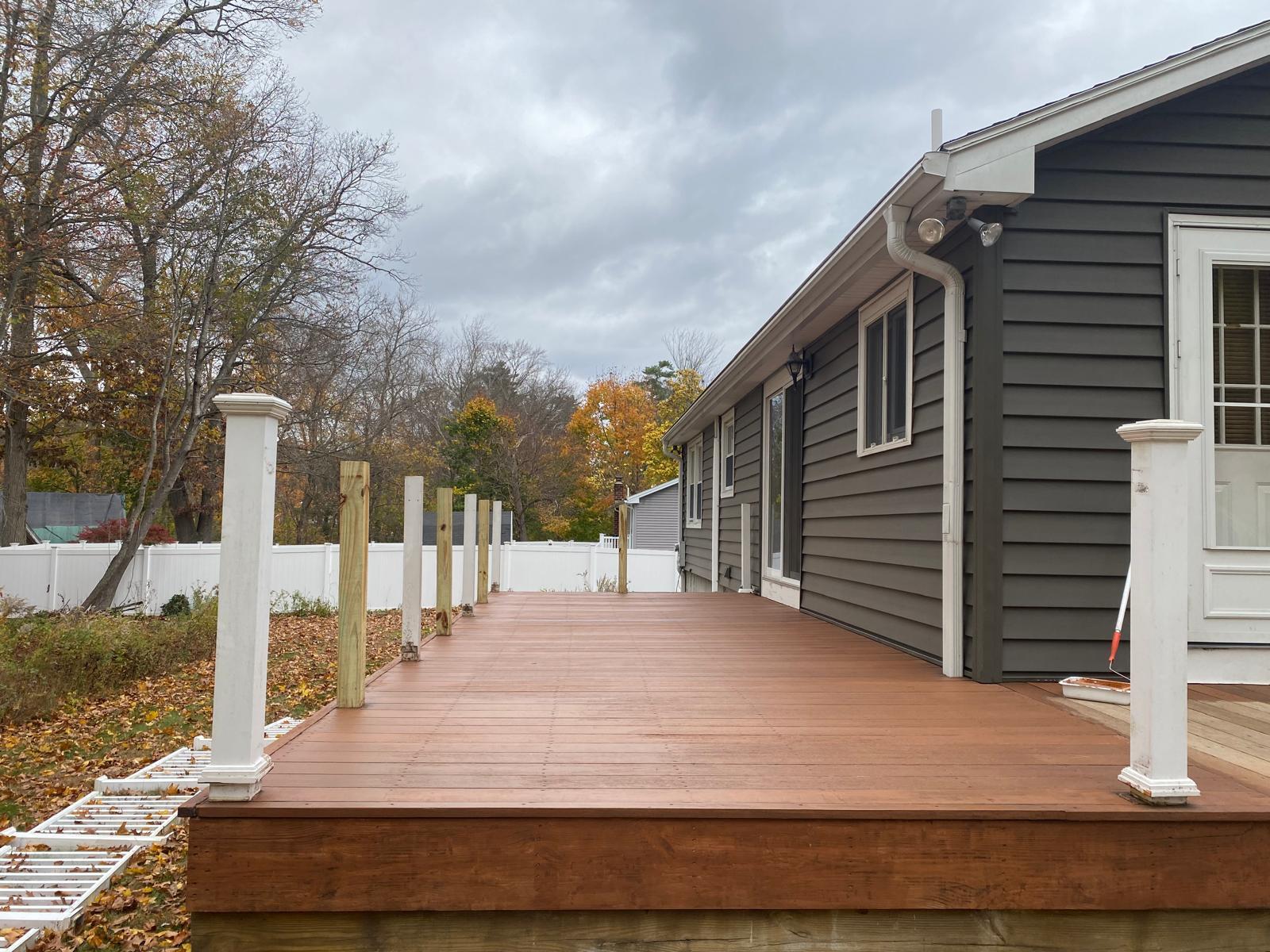 Photo 9 — Process — Deck Build Front View