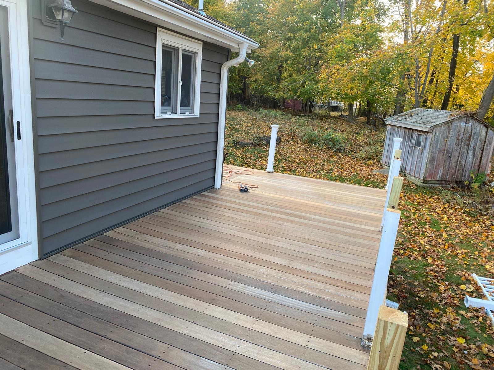 Photo 10 — Process — Deck Build Side View