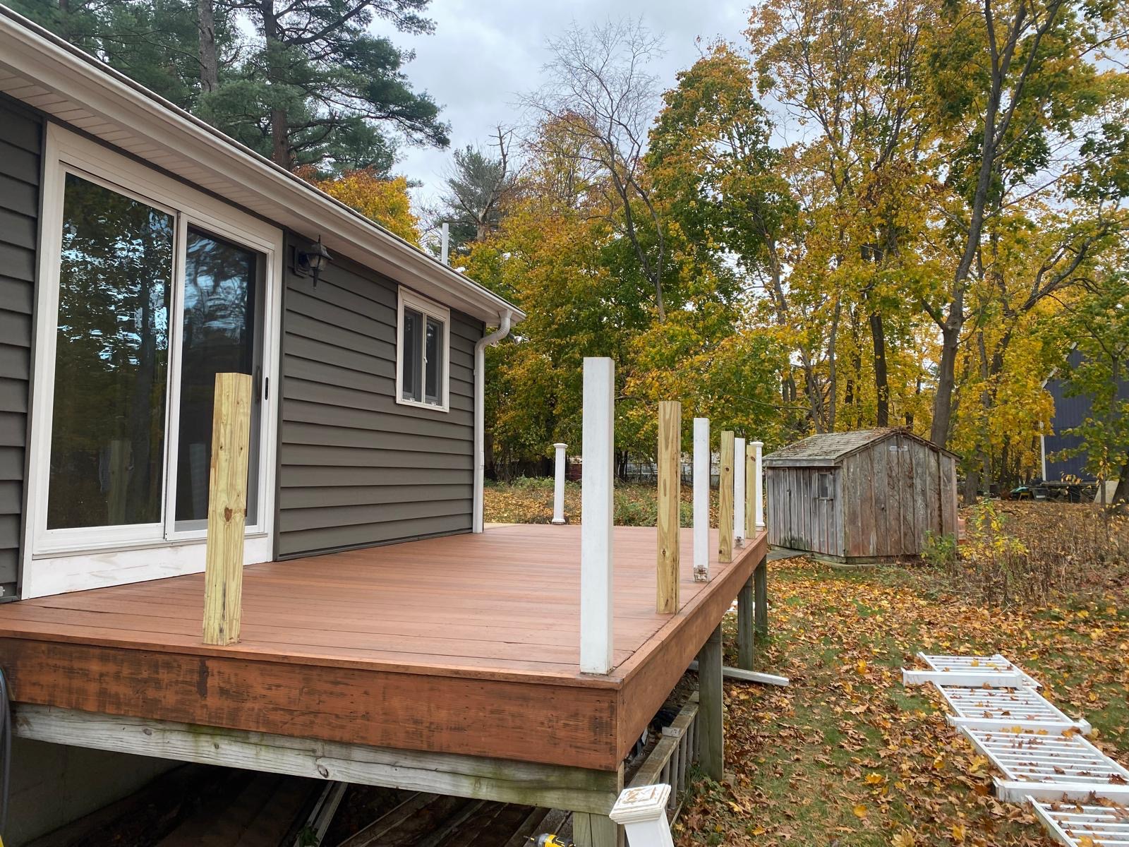 Photo 11 — Process — Deck Build Wide Exterior View