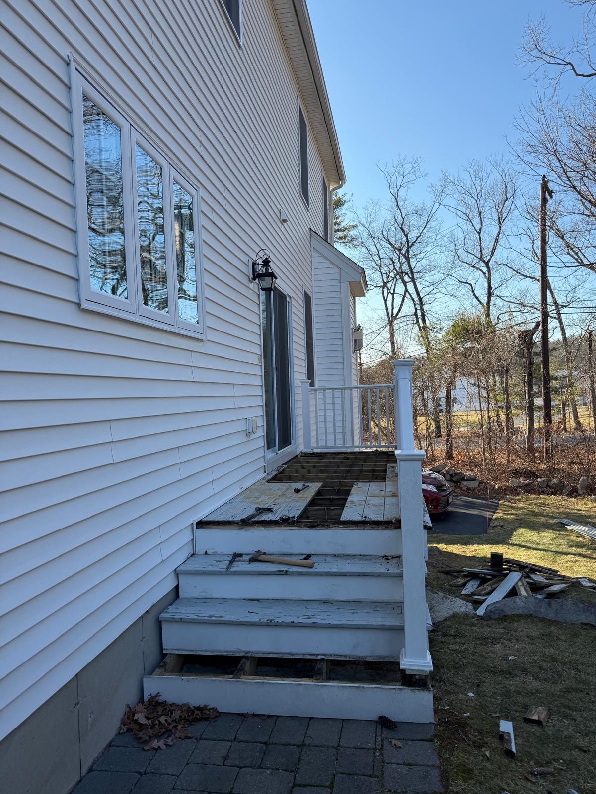 Photo 23 — Before — Existing Deck Before Renovation