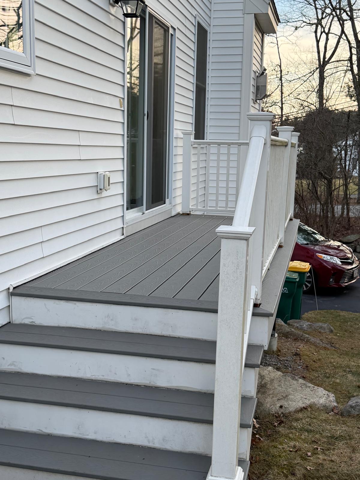 Photo 25 — After — Finished Composite Deck Side View