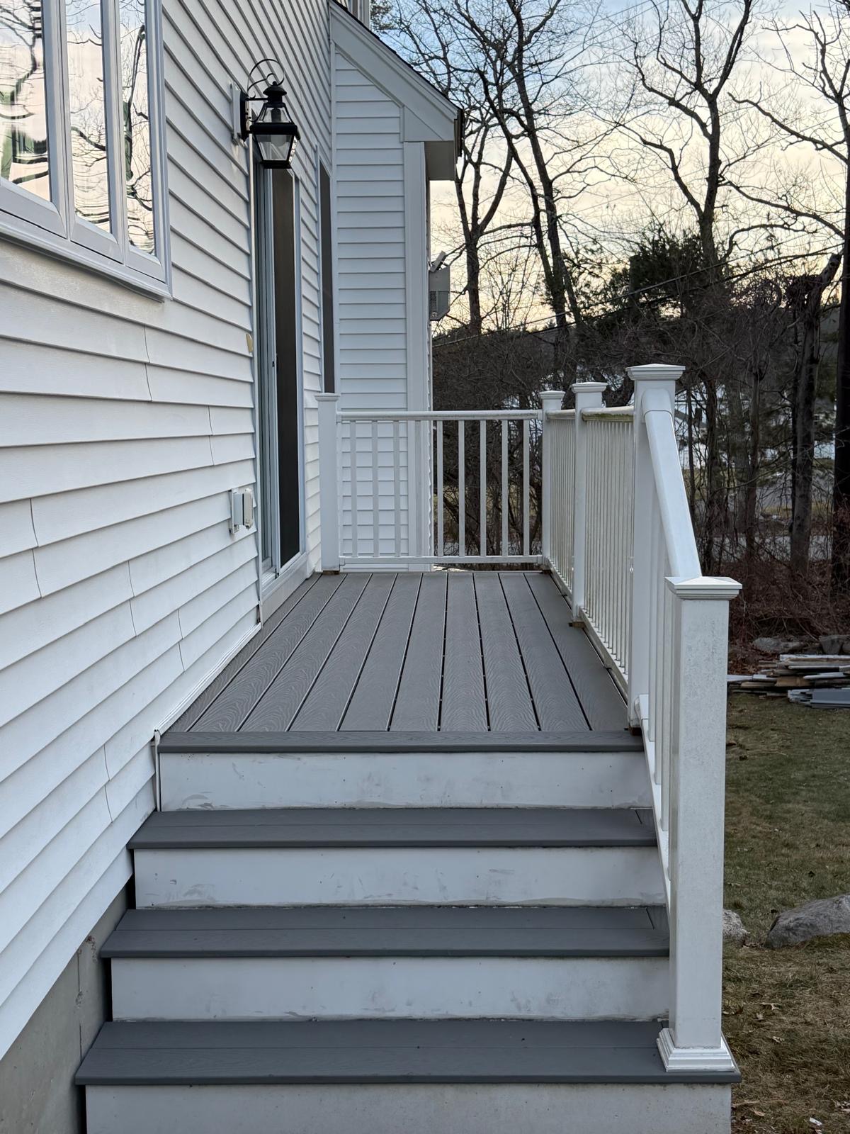 Photo 26 — After — Finished Composite Deck Front View